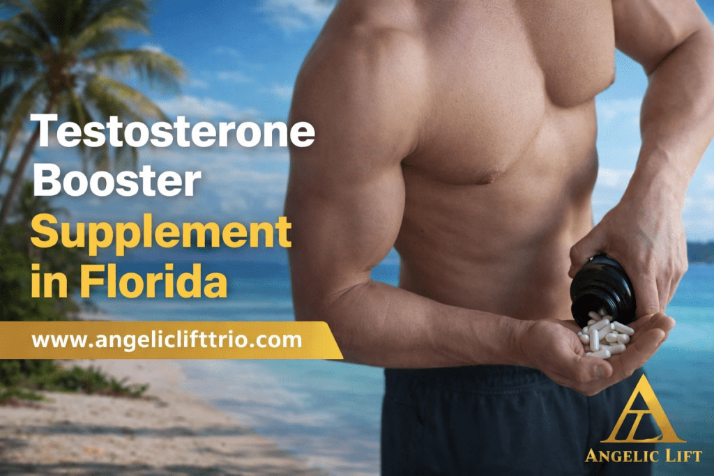 Testosterone booster on Florida beach