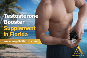 Testosterone booster on Florida beach