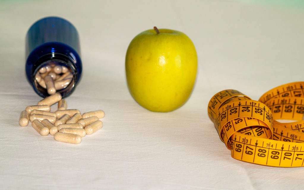 Display of appetite suppressant medications for weight control
