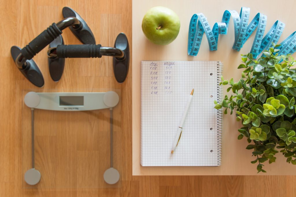 Diagram of holistic weight control methods